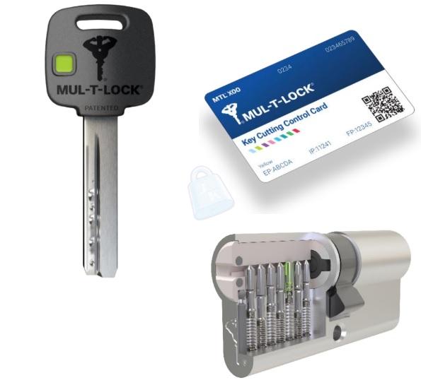 Mul-T-Lock MTL 300 půlvložka 59,5mm