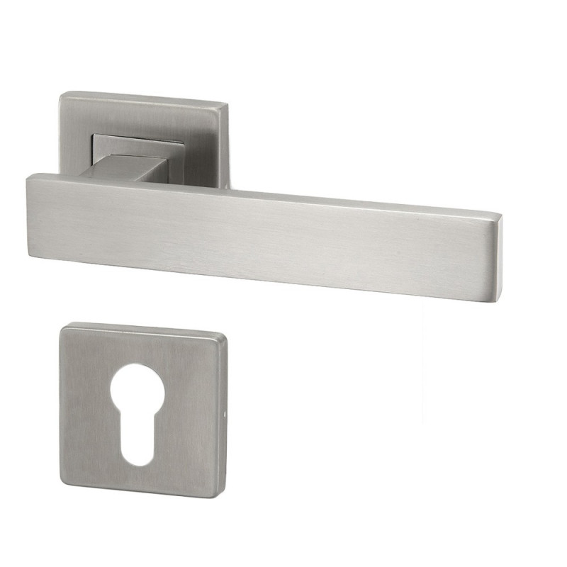 Klika Metal Cube MC 01 s rozetou