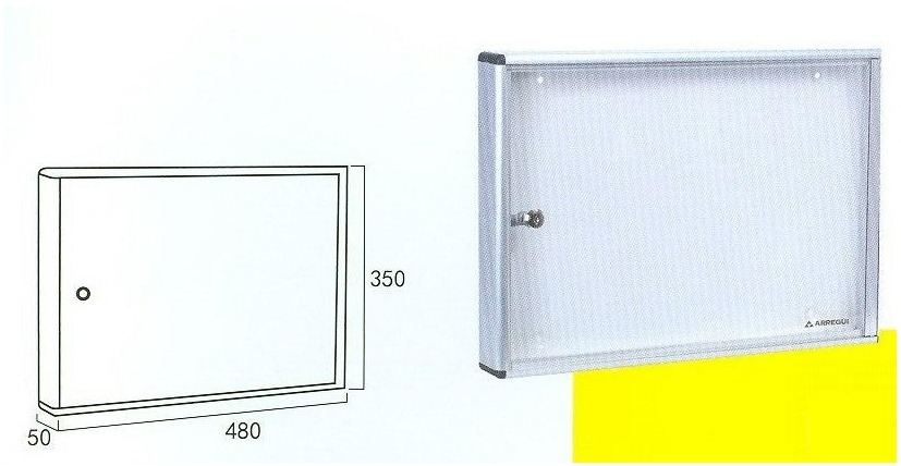 Informační vitrína F1 480x350x50 mm
